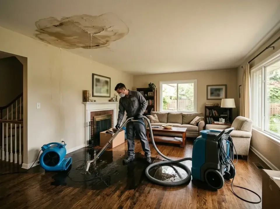attic-pipe-burst-ceiling-drip-008 — frequently asked questions, Water Damage Restoration & Carpet Care in Knoxville, TN